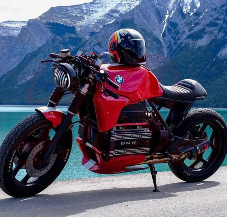 Unieke BMW k100 cafe racer | "Red Rose", Motoren, Motoren | BMW, Particulier, Sport, meer dan 35 kW, 2 cilinders, Motorrijbewijs A