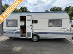 FENDT SAPHIR 510 TK STAPELBED 5/6 PERS MOVER EN VOORTENT TOP, Caravans en Kamperen, Overige typen, Bedrijf, Treinzit, Schokbreker