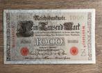 1000 mark 1910, Duitsland., Postzegels en Munten, Bankbiljetten | Europa | Niet-Eurobiljetten, Verzenden, Duitsland, Los biljet
