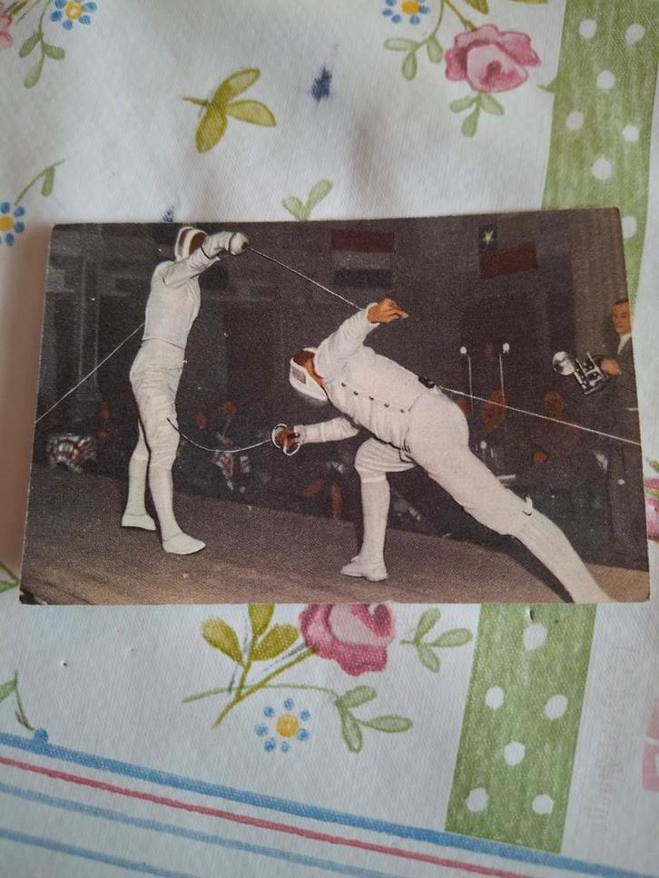 Oude Blue Band Sportfoto - Schermen, Antiek en Kunst, Kunst | Tekeningen en Foto's, Ophalen of Verzenden