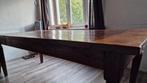 Vintage grote houten eettafel 220x95x78cm, Ophalen, Gebruikt, 200 cm of meer, 50 tot 100 cm