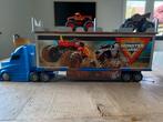 Monster Jam truck, racebaan & auto's, Kinderen en Baby's, Speelgoed | Speelgoedvoertuigen, Ophalen, Zo goed als nieuw