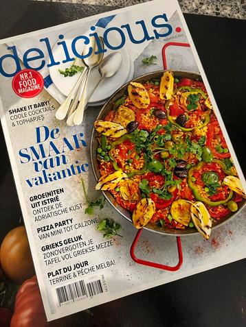 Delicious Magazine Jaargang 2023 & 2024 beschikbaar voor biedingen