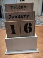 Houten kalender, Ophalen of Verzenden