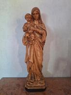 Oud gipsen Mariabeeld, Antiek en Kunst, Curiosa en Brocante, Ophalen of Verzenden