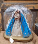 1257 Wassen mariabeeld madonna met kind, met stolp swiet, Verzenden, Zo goed als nieuw, Kaart of Prent, Christendom | Katholiek