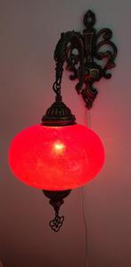Wandlamp met glazen bol, Ophalen of Verzenden, Nieuw, Glas, Oosters vintage