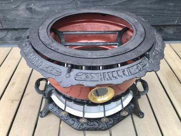 ANTIEK 4-PITS PETROLEUMSTEL, Merk: HALLER beschikbaar voor biedingen