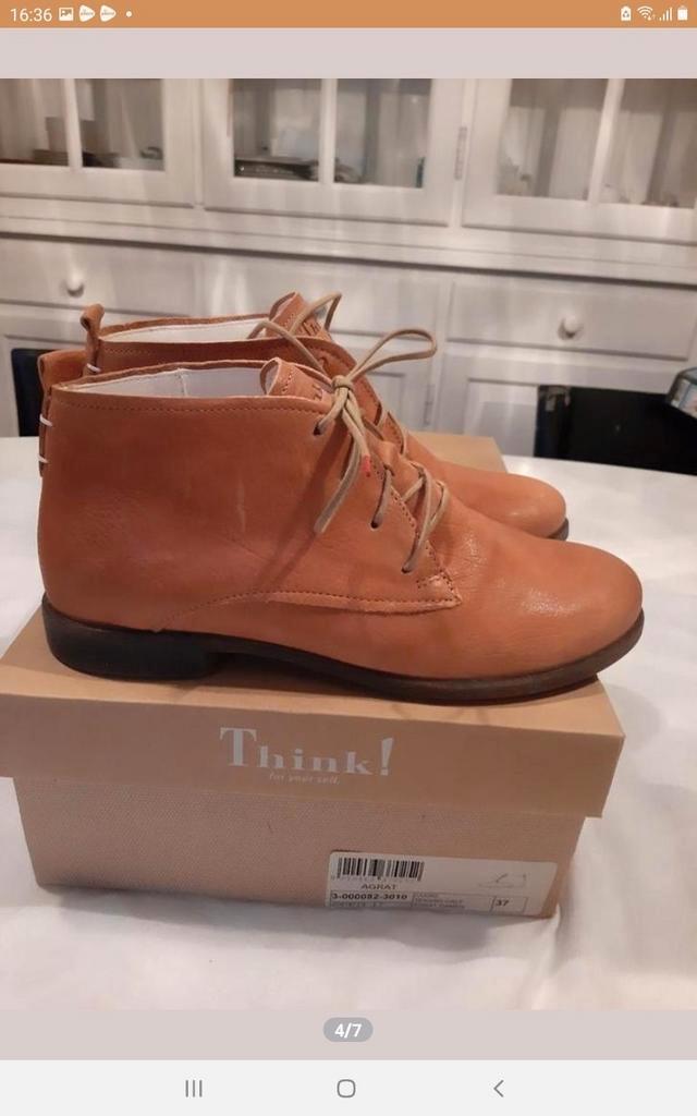 Nieuw: prachtige leren Think! Agrat Texan calf cognac 37, Kleding | Dames, Schoenen, Nieuw, Schoenen met lage hakken, Overige kleuren