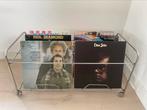 Trollyrek voor lp /vinyl / platenwagen vintage, Ophalen of Verzenden, Gebruikt, Metaal, Cd's