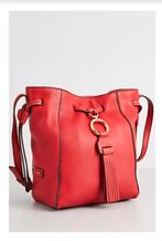 Nieuwe tas van THE BRIDGE leder kleur rood., Sieraden, Tassen en Uiterlijk, Tassen | Schoudertassen, Ophalen of Verzenden, Nieuw