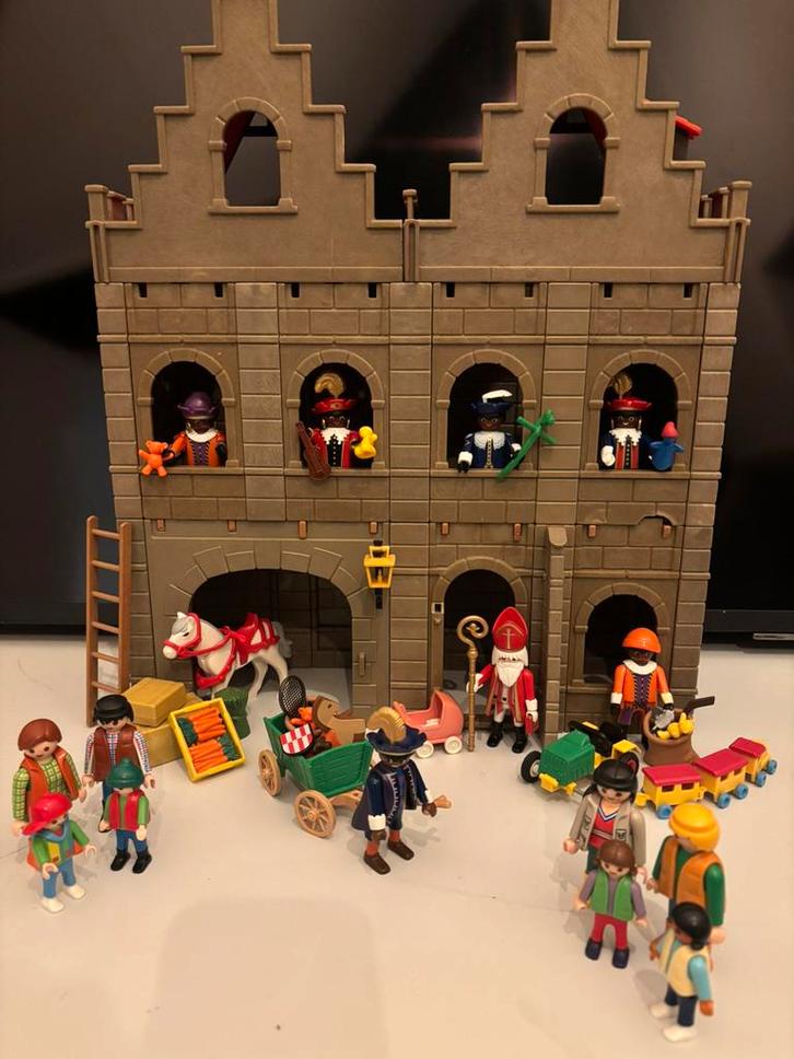 Playmobil Sinterklaas en Pietenhuis, Kinderen en Baby's, Speelgoed | Playmobil, Gebruikt, Los playmobil, Ophalen of Verzenden