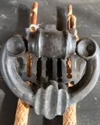 Uit erfenis 3 bronzen deurkloppers, zware kwaliteit, Ophalen of Verzenden