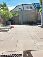 GRATIS 60x60 cm tuin tegels grijs 30m2, Beton, Gebruikt, Ophalen, Terrastegels