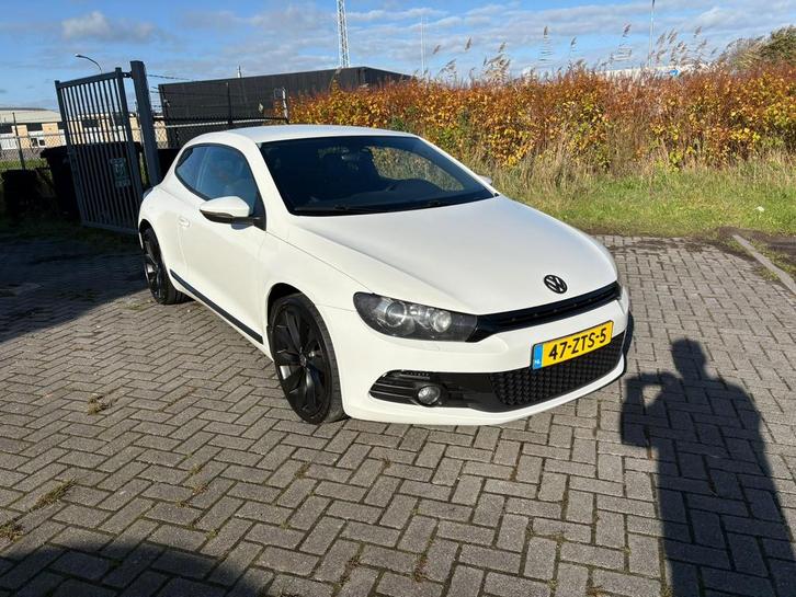 Volkswagen Scirocco 2.0 TSI Highline 2009 Wit stage 1, airco, Auto's, Volkswagen, Particulier, ABS, Airbags, Airconditioning, Alarm