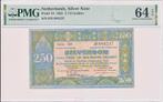 Nederland 2,5 gulden 1922 zilverbon PMG64 EPQ