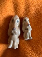 Basset hound beeldjes/setje Corry Haagoort, Ophalen of Verzenden, Gebruikt, Dier