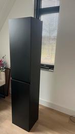 Badkamer meubel kast zwart, Huis en Inrichting, Badkamer | Badkamermeubels, Ophalen, (Half)hoge kast, Zo goed als nieuw, Minder dan 100 cm