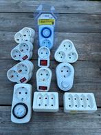Stopcontactsplitters/ tijdschakelaar/tijdklok, Doe-het-zelf en Verbouw, Elektra en Kabels, Ophalen of Verzenden, Zo goed als nieuw