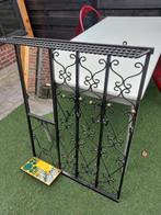 smeedijzeren kapstok met spiegel .retro/Vintage, Zo goed als nieuw, Minder dan 100 cm, Hout, Ophalen