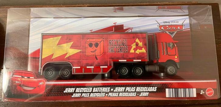 Disney Cars: Jerry Recycled Batteries truck/hauler (nieuw), Kinderen en Baby's, Speelgoed | Speelgoedvoertuigen, Nieuw, Ophalen of Verzenden
