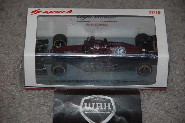 ALFA ROMEO C38 F1 SHAKEDOWN RAIKKONEN Spark S6083 WRH, Hobby en Vrije tijd, Modelauto's | 1:43, Zo goed als nieuw, Auto, Overige merken