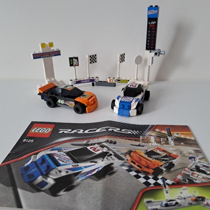 8125+8192+8196+8197+8199+8302+8303 Lego Racers 7 sets, Kinderen en Baby's, Speelgoed | Duplo en Lego, Zo goed als nieuw, Lego