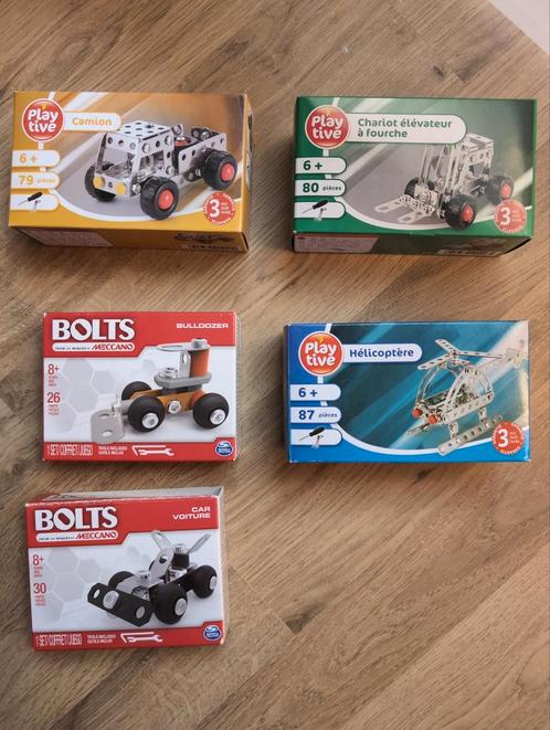 Meccano / Constructie Speelgoed Set - 5 stuks, Kinderen en Baby's, Speelgoed | Educatief en Creatief, Zo goed als nieuw, Knutselen