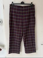 Paars geruite 3/4  broek. Maat 44.  Merk, Kleding | Dames, Broeken en Pantalons, Paars, Maat 42/44 (L), Ophalen of Verzenden, Driekwart
