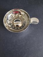Wijnproefschaaltje of tastevin. Verzilverd of verchroomd ?, Antiek en Kunst, Ophalen of Verzenden
