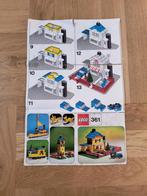 Lego Town Tea Garden Theetuin Cafe uit 1974 |Bouw Instructie, Ophalen of Verzenden, Gebruikt, Lego