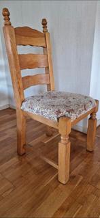 Licht eiken eetkamerstoelen, Huis en Inrichting, Stoelen, Ophalen, Gebruikt, Bruin