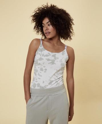 10days NIEUW top / singlet pistache - off white dye maat 38 beschikbaar voor biedingen