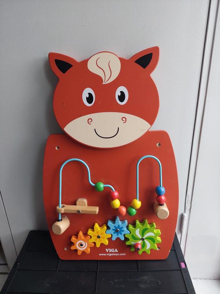 Viga Activiteitenwand - Paard, Kinderen en Baby's, Speelgoed | Babyspeelgoed, Zo goed als nieuw, Overige typen, Ophalen of Verzenden