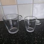 Nespresso glazen, kopje en lepeltjes, Huis en Inrichting, Keuken | Servies, Ophalen of Verzenden, Overige materialen, Overige stijlen