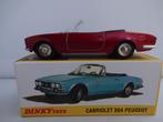 Peugeot 504 cabriolet rood nr: 1423 van Dinky Toys 1/43, Ophalen of Verzenden, Nieuw, Auto, Dinky Toys