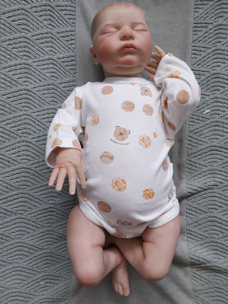 Rompertje Biorganic berenkop bruin en oranje maat 68 NIEUW, Nacht- of Onderkleding, Jongetje of Meisje, Junior Company, Nieuw