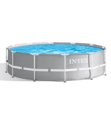 Intex frame pool 366x100 2x OPGEZET incl accessoires! beschikbaar voor biedingen