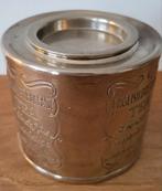 Vintage verzilverde engelse theebus, Ophalen of Verzenden, Zilver