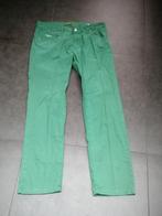 One Mariner zomer broek pantalon maat 33 katoen & groen, Groen, Gedragen, Lang, Maat 38/40 (M)