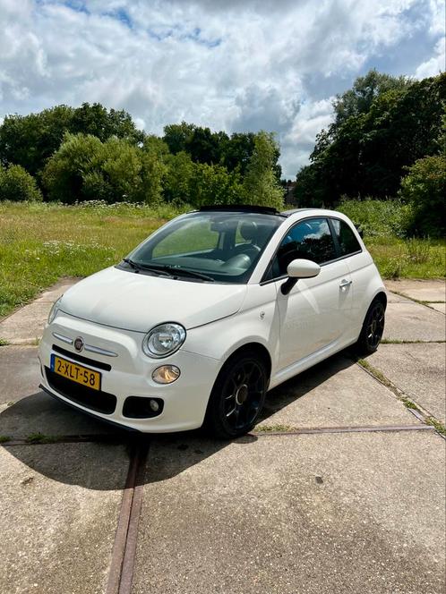 Fiat 500S 0.9 TwinAir Turbo Cabrio Wit, Auto's, Fiat, Particulier, Benzine, A, Hatchback, Handgeschakeld, Geïmporteerd, Wit, Voorwielaandrijving