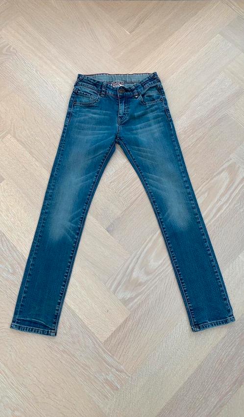 ZGAN: Skinny Spijkerbroek van Vingino maat 12 jaar / 152, Kinderen en Baby's, Kinderkleding | Maat 152, Zo goed als nieuw, Jongen