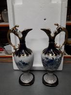 STEL ZEER BIJZONDERE ANTIEKE ROYAL DUX VAZEN I.Z.G.STAAT, Antiek en Kunst, Ophalen of Verzenden