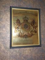 3x prent / schilderij wapenschild, Antiek en Kunst, Ophalen