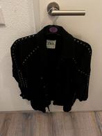 Zwarte Zara Jasje met studs - Maat 36, Zwart, Ophalen of Verzenden, Zo goed als nieuw, Jasje