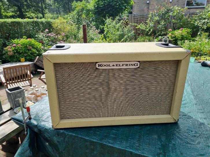 Kool en Elfring cabinet 2x12, Muziek en Instrumenten, Versterkers | Bas en Gitaar, Gebruikt, Gitaar, 50 tot 100 watt, Ophalen