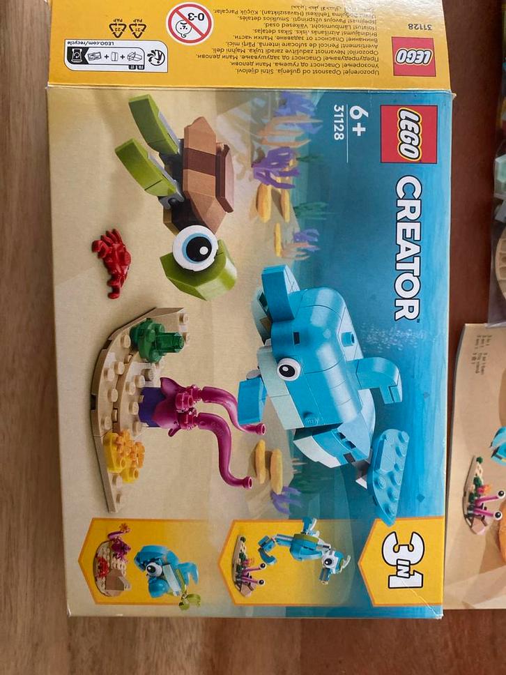 Lego Creator 31128 - Zeedieren (Bijna Compleet), Kinderen en Baby's, Speelgoed | Duplo en Lego, Gebruikt, Lego, Ophalen of Verzenden
