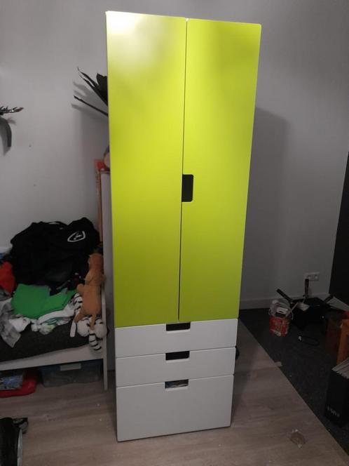 Groene Ikea Stuva kast, Kinderen en Baby's, Kinderkamer | Commodes en Kasten, Zo goed als nieuw, Kast, 105 cm of meer, Minder dan 75 cm