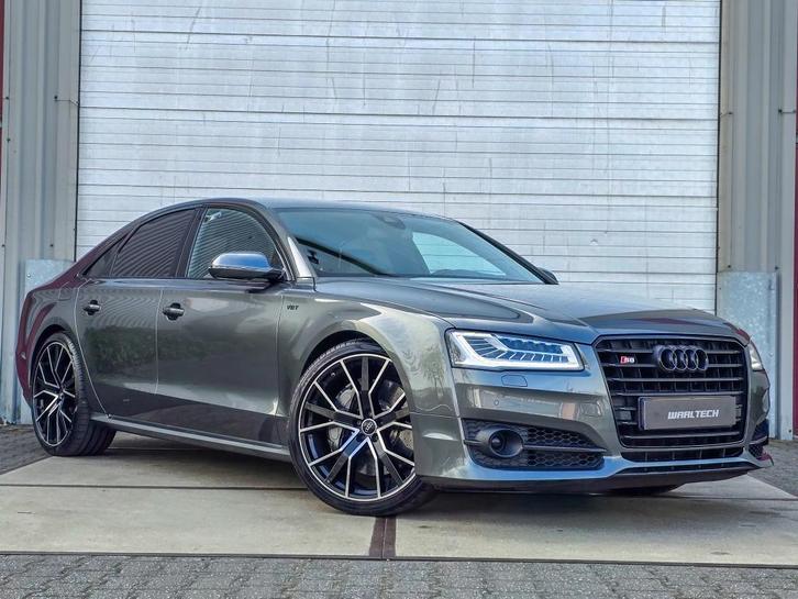 Audi S8 plus 4.0 TFSI 605 PK QUATTRO KERAMISCH CARBON ACC, Auto's, Audi, Bedrijf, S8, 4x4, Aangepast voor mindervaliden, ABS, Achteruitrijcamera