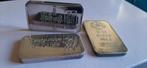 ZILVER BAREN 3X VINTAGE 50 GRAM "S DEGUSSA ARGOR, CREDIT SUI, Ophalen of Verzenden, Zilver